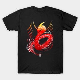 Critical Hit - Blazing Red (Black Variant) T-Shirt